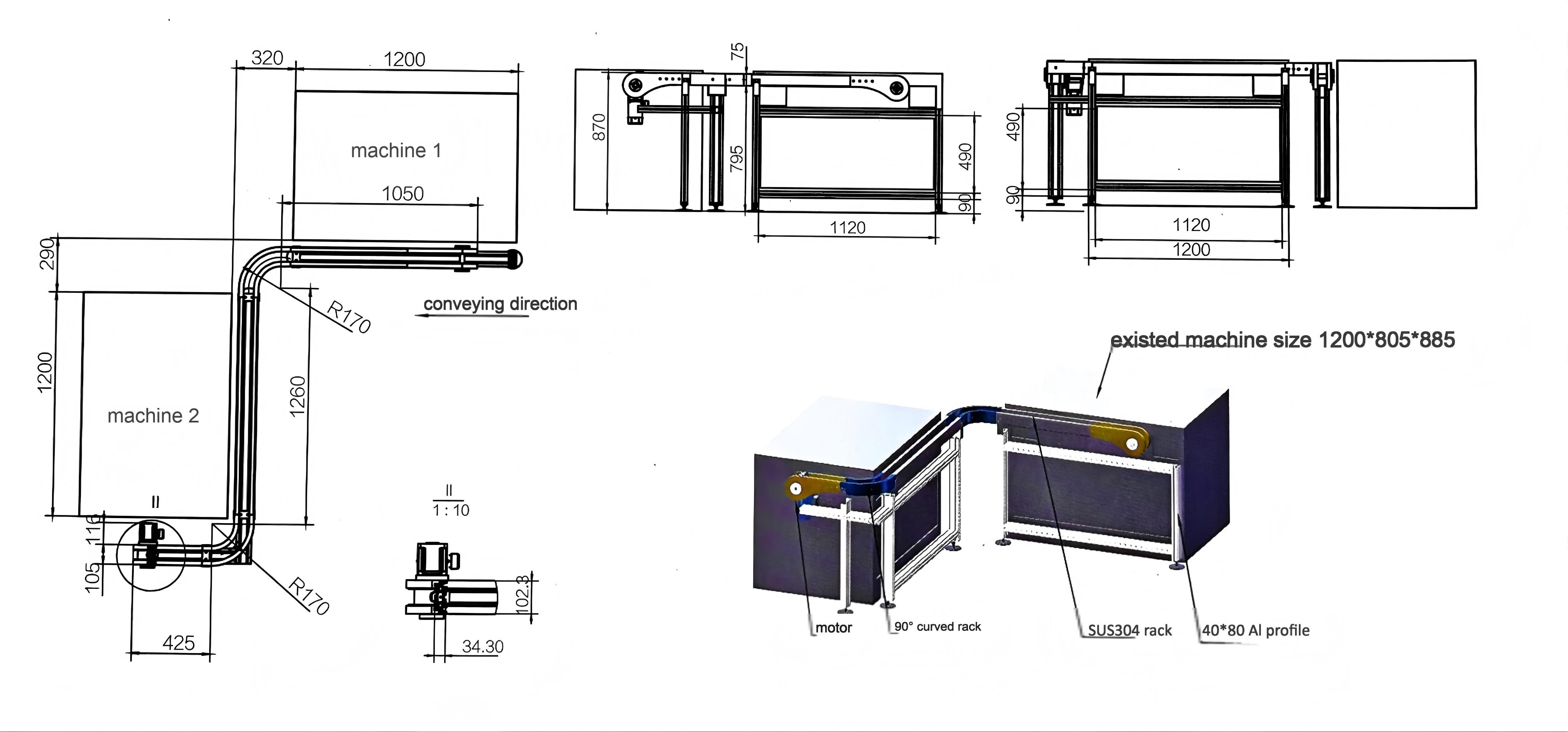 Modular MatTop Chain Conveyor 222cf7fc8738bca0a3170f4e7d4e722f