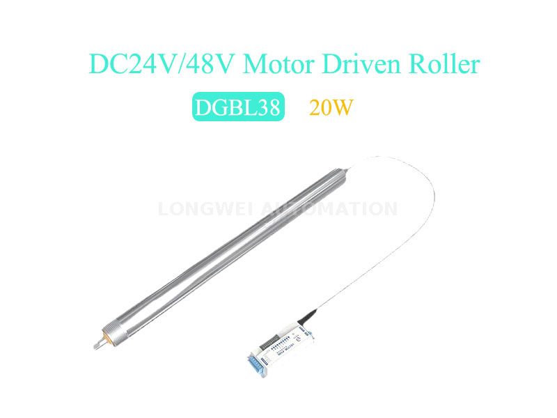 DGBL38 24V/48V 브러시리스 기어 모터 구동 롤러