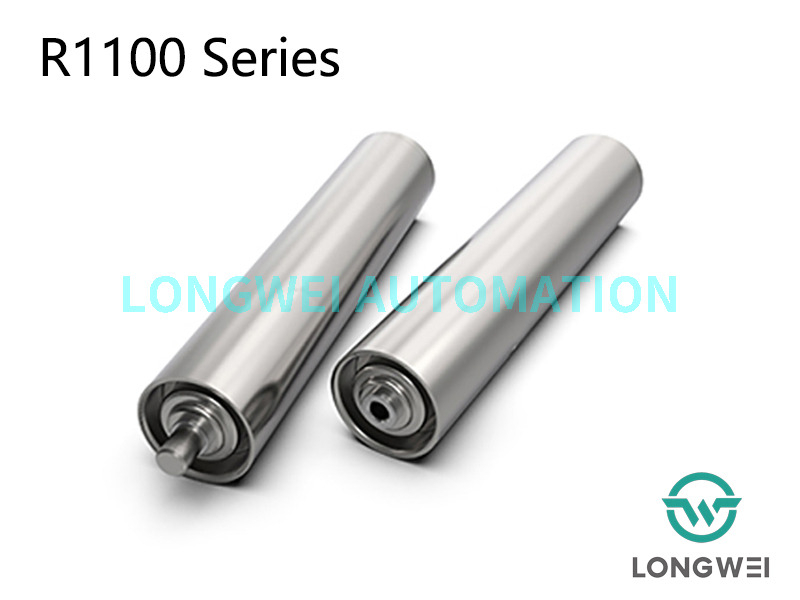 강철 베어링 하우스가 있는 경량/중하중 중력 컨베이어 롤러