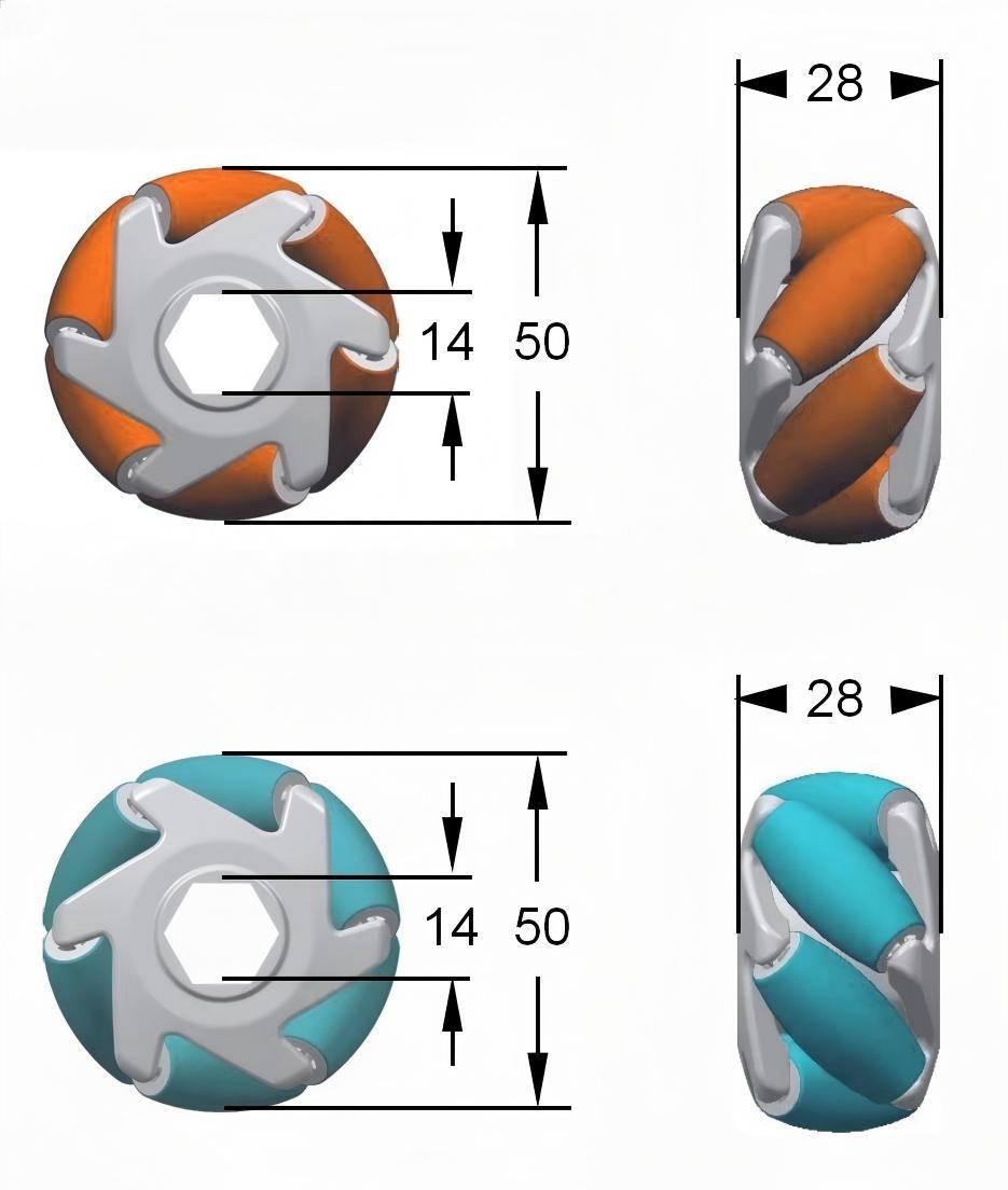 컨베이어 메카넘 휠 정렬 