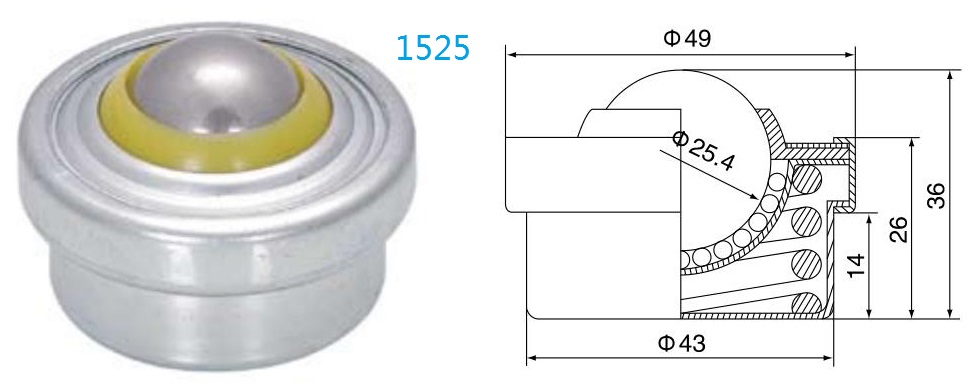 충격 방지 플러그 드롭인 고정 볼 전달 장치 