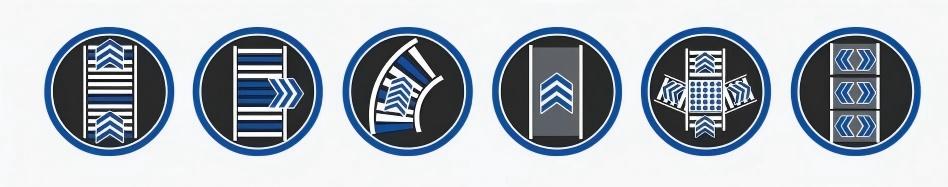 모터 드라이브 롤러 다양한 응용 분야