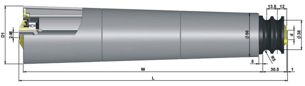 TP660 O-벨트 휠 테이퍼 슬리브 롤러