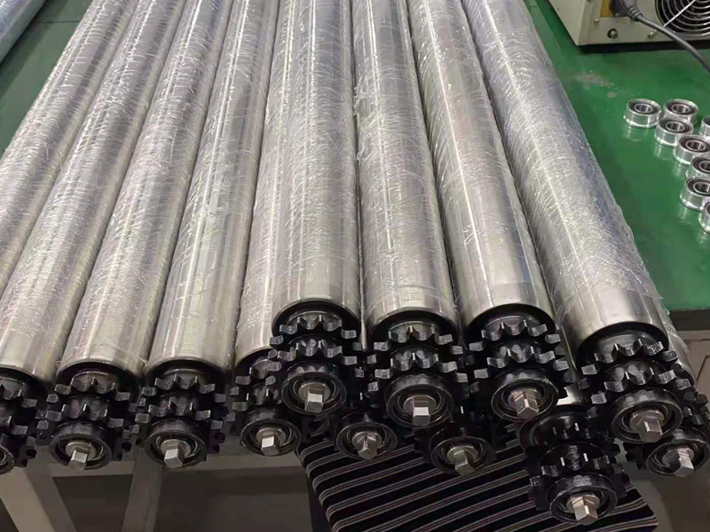 스프로킷 직류 강철 모터 구동 롤러