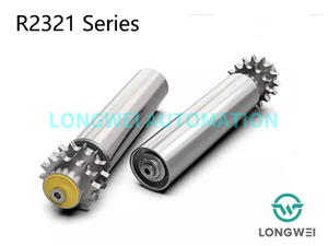 중하중 이중열 강철 스프로킷 팔레트 컨베이어 롤러