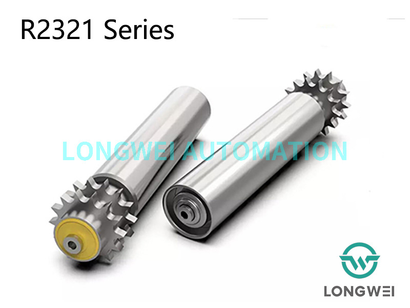 중하중 이중열 강철 스프로킷 팔레트 컨베이어 롤러