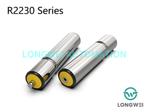 라인샤프트 단일 홈이 있는 원형 벨트 구동 강철 컨베이어 롤러 