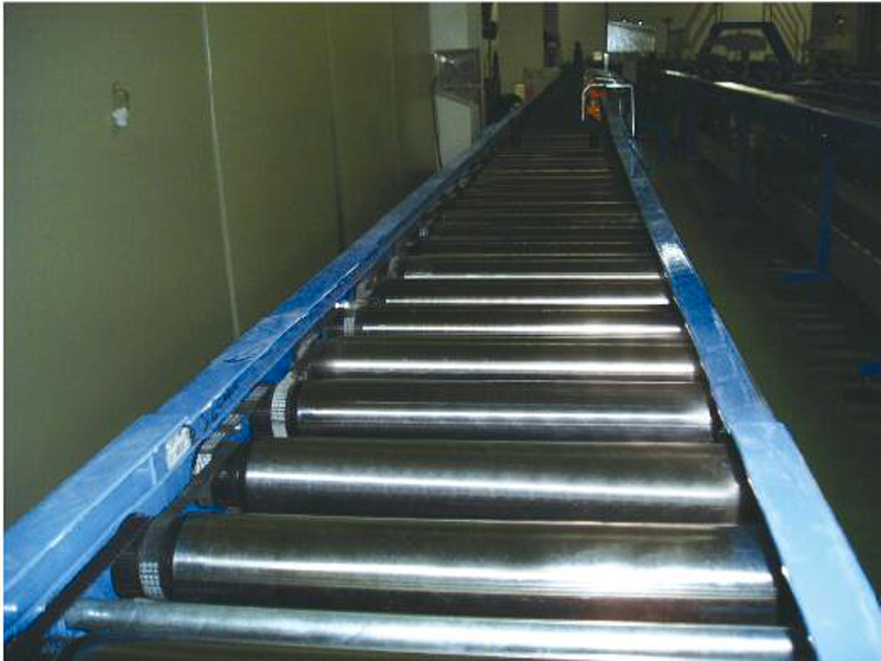 이빨 벨트 구동 롤러 컨베이어