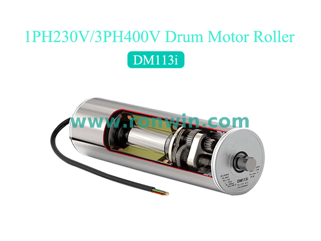 경량 및 중하중 벨트 컨베이어를 위한 강력한 모터 구동 롤러