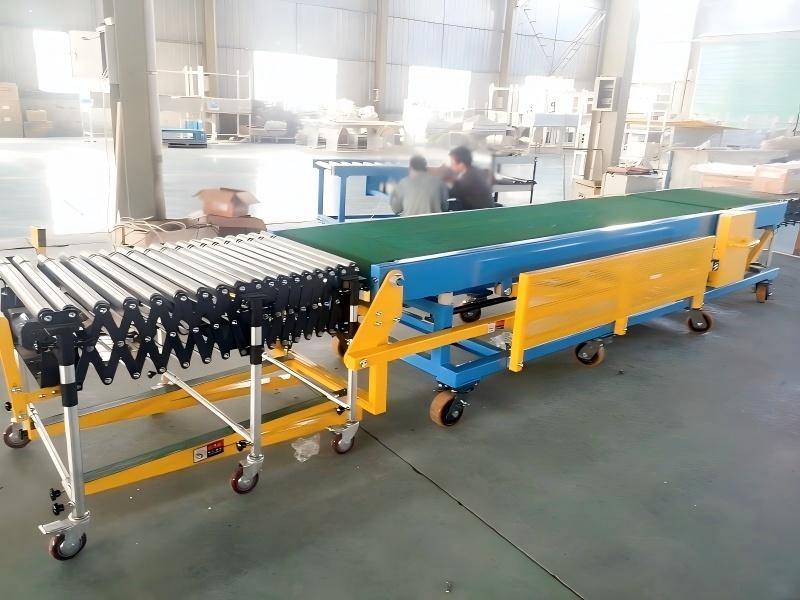 화물 적재 및 언로드 컨베이어