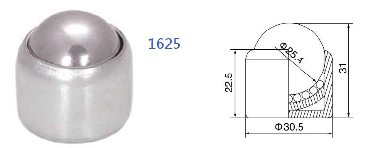 스프링 로드 볼 전달 장치