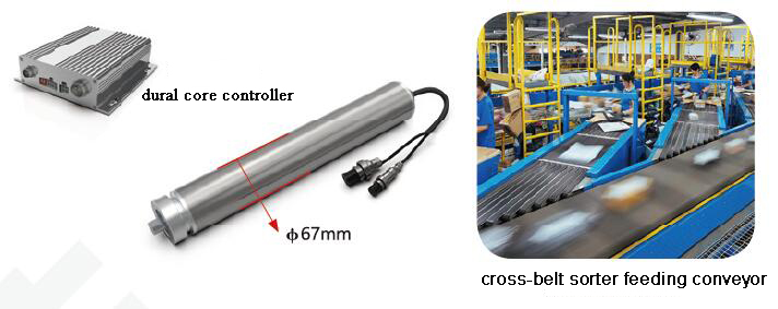 공급 컨베이어 모터 롤러