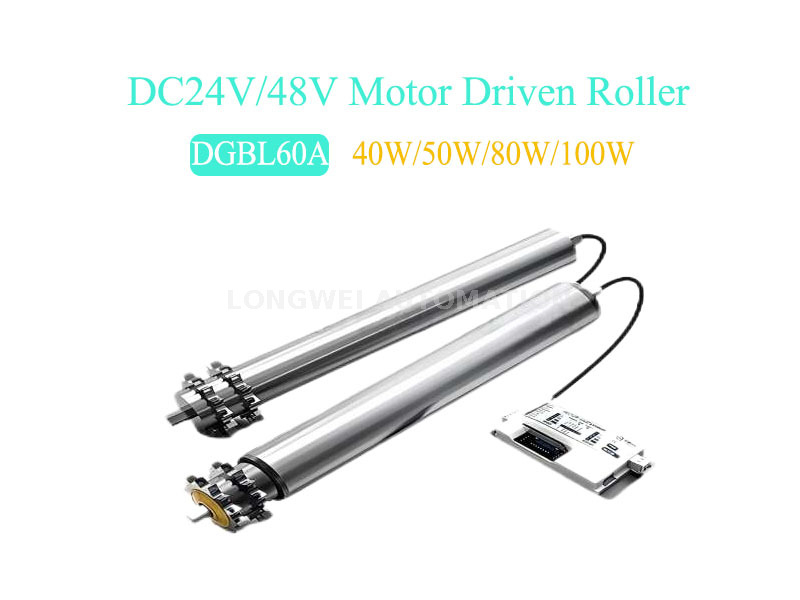 DGBL60A 24V/48V 브러시리스 기어 모터 구동 롤러 MDR 