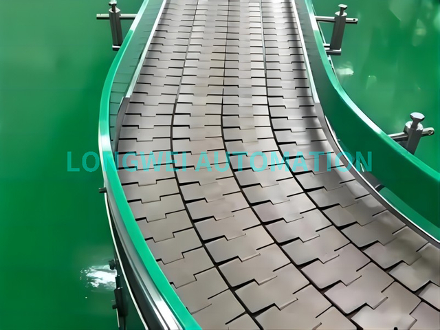 모듈형 MatTop 체인 컨베이어