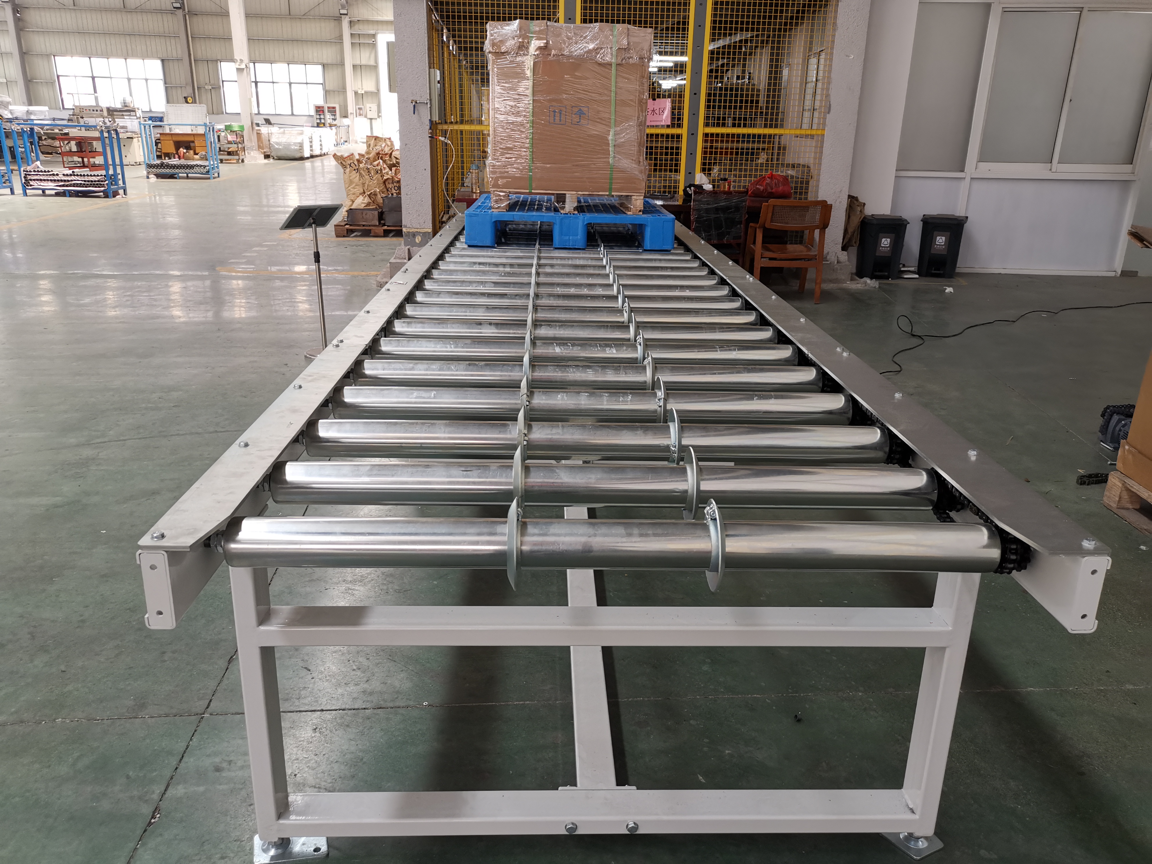 플랜지가 있는 팔레트 강철 롤러