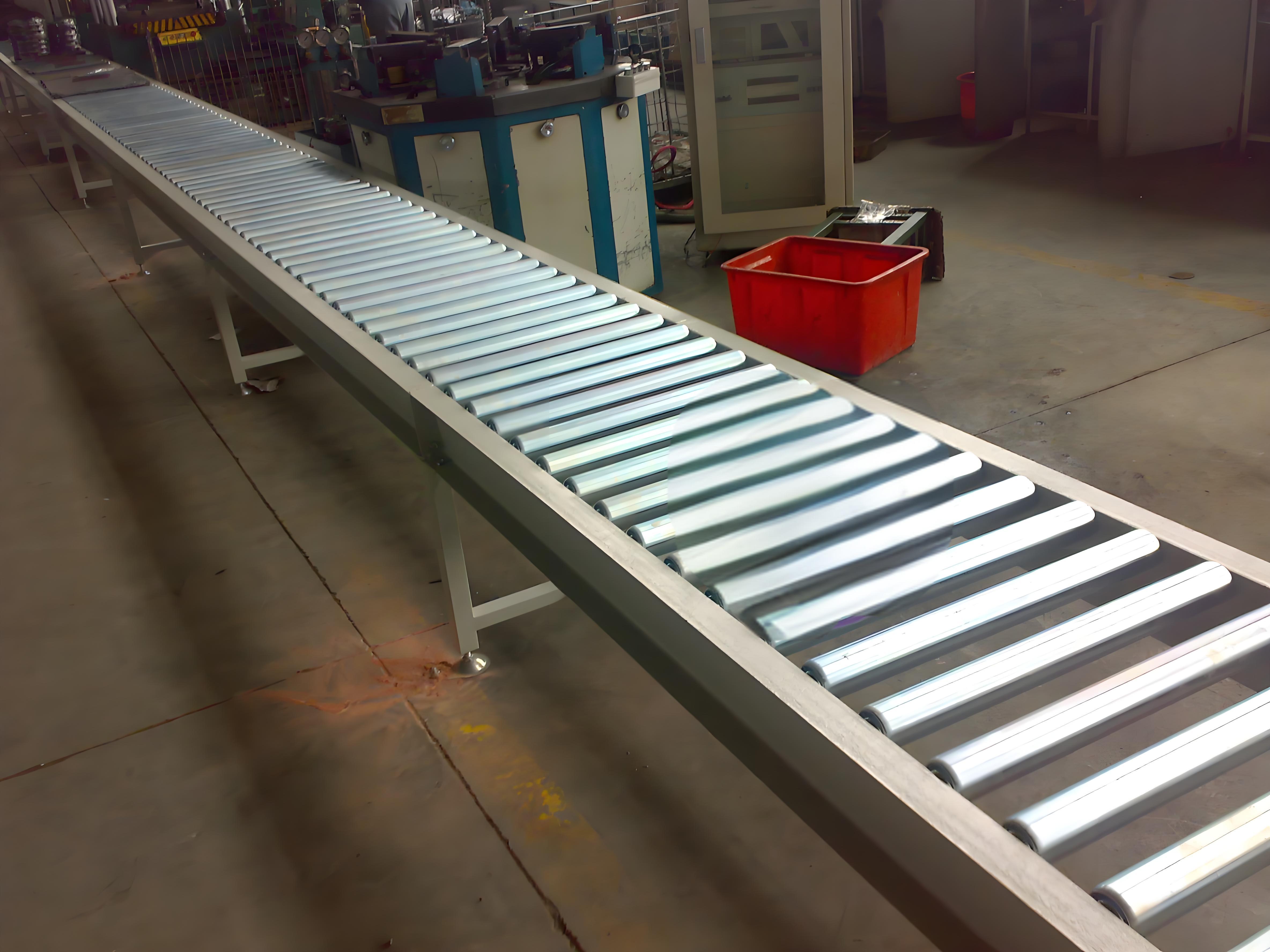 직선형 중력 롤러 컨베이어