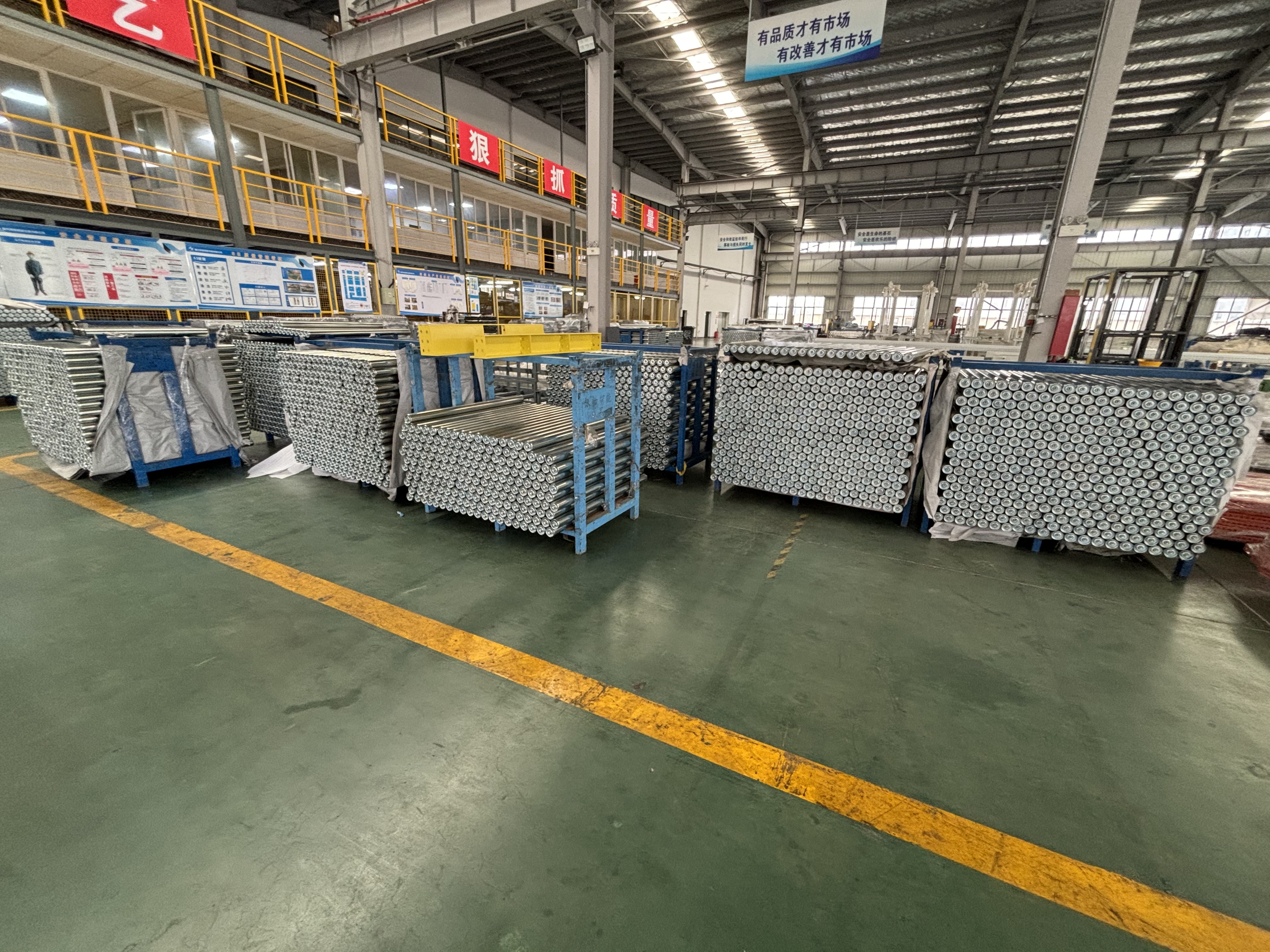 팔레트 플로우 레일용 중력 롤러