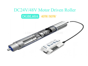 DGBL60A 24V/48V 브러시리스 기어 모터 드라이브 롤러 MDR 