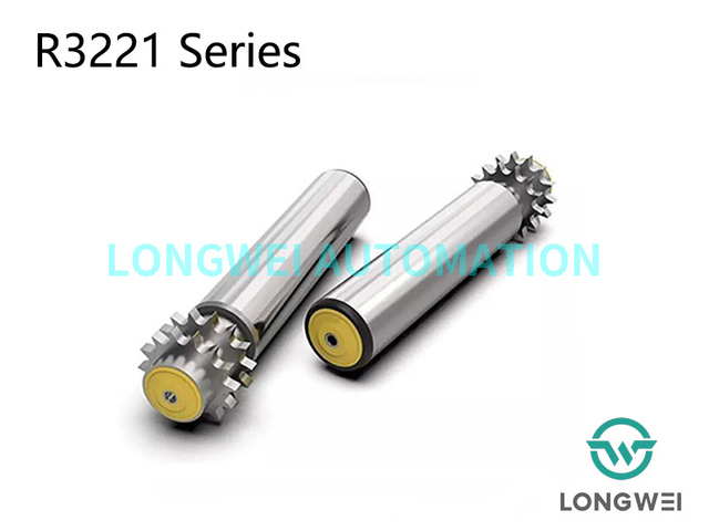 이중 열 강철 스프로킷 망원경 피드 축적 컨베이어 롤러