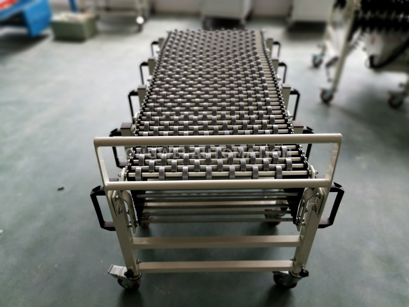 중력 유연성 확장 가능한 플라스틱 스케이트 휠 컨베이어