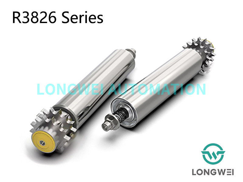 이중 열 강철 스프로킷 조정 가능한 축적 컨베이어 롤러